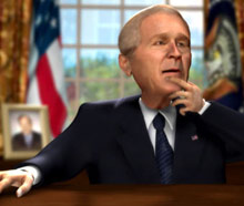 3D George W. Bush