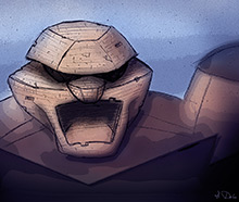 Skizze Sodom Monster