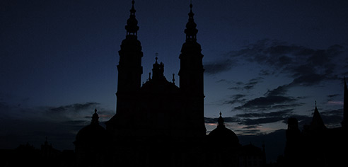 Dom Fulda Silhouette